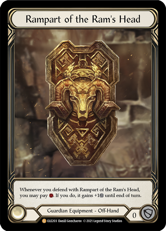 Rampart of the Ram's Head (ELE) #ELE203 | Dragon Shield Flesh and