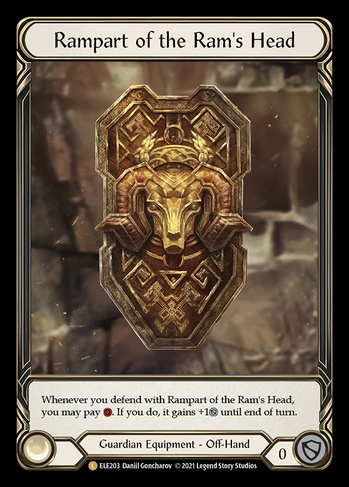 Rampart of the Ram's Head (ELE) #ELE203 | Dragon Shield Flesh and