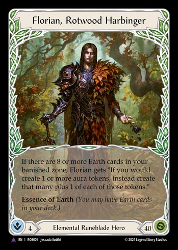 Florian, Rotwood Harbinger (ROS) #ROS001MV | Dragon Shield Flesh