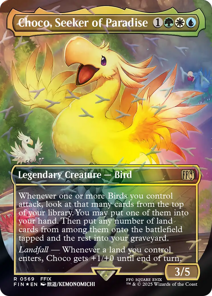 Choco, Seeker of Paradise (FIN) #569 | Dragon Shield MTG Card Manager