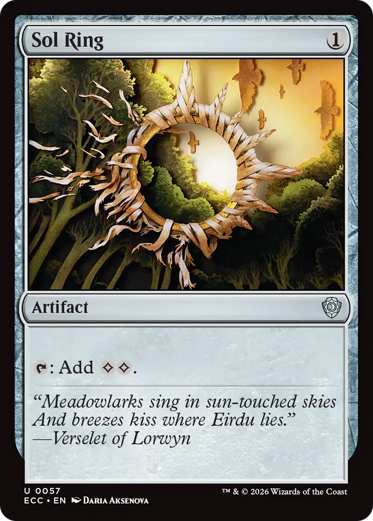 Sol Ring (ECC) #57 | Dragon Shield MTG Card Manager
