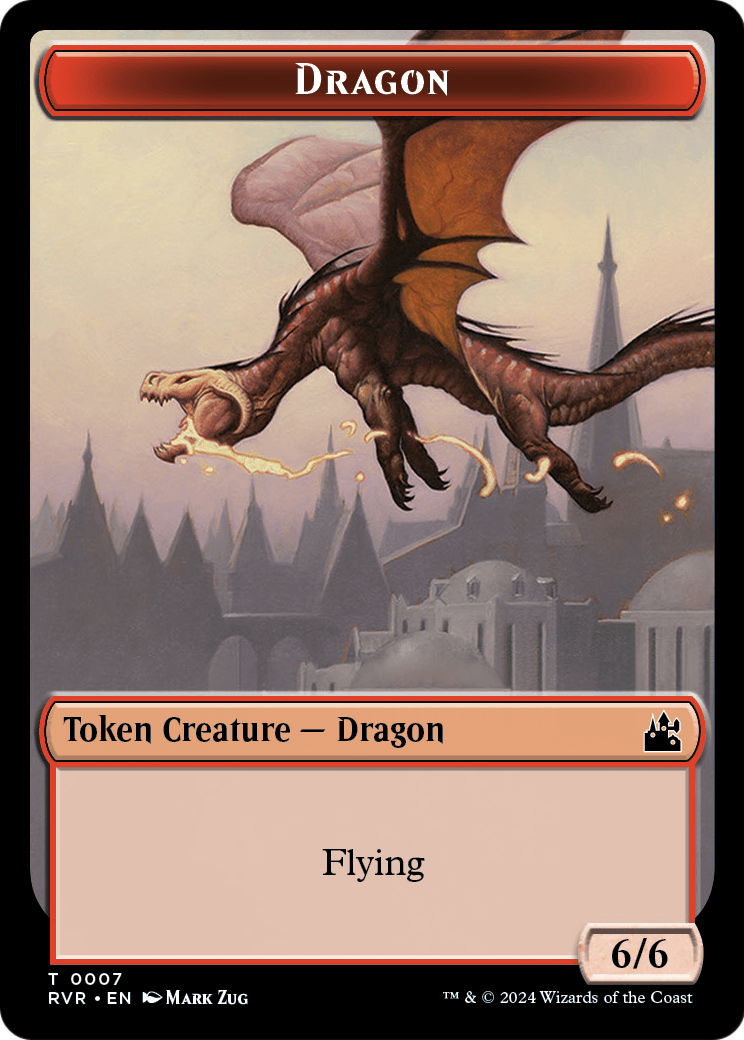MTG ドラゴン トークン 12枚セット　foil Dragon Token (TRVR) #7 | Dragon Shield MTG Card Manager