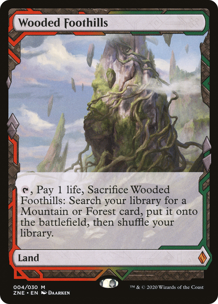 Wooded Foothills (ZNE) #4 | Dragon Shield MTG Card Manager