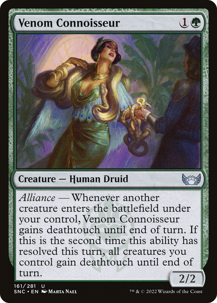Venom Connoisseur (SNC) #161 | Dragon Shield MTG Card Manager