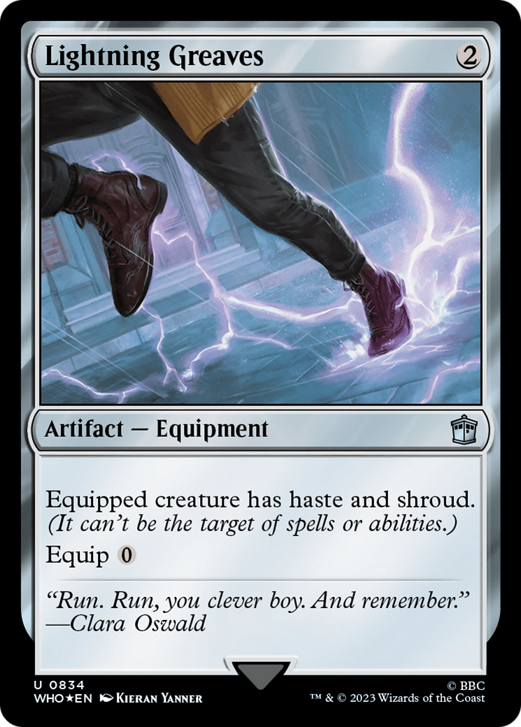 Lightning Greaves (WHO) #834 | Dragon Shield MTG Card Manager