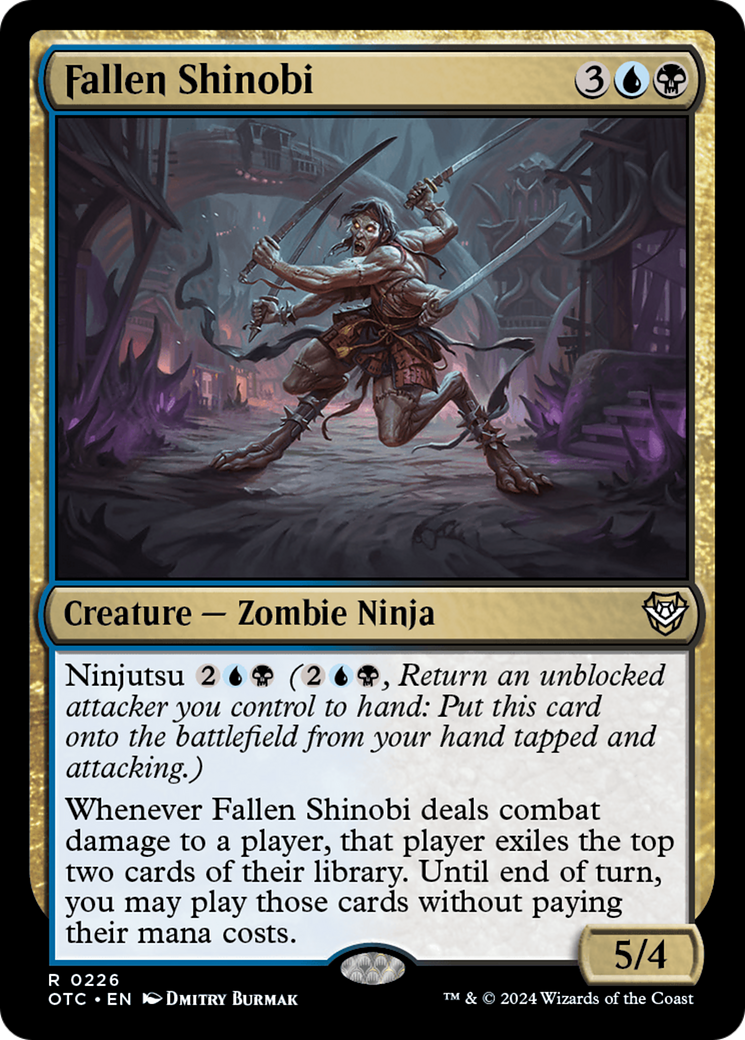 Fallen Shinobi (OTC) #226 | Dragon Shield MTG Card Manager