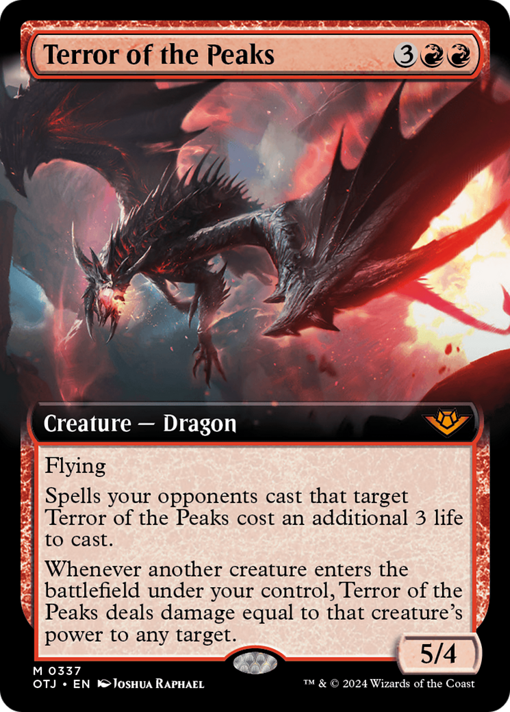 Terror of the Peaks (OTJ) #337 | Dragon Shield MTG Card Manager