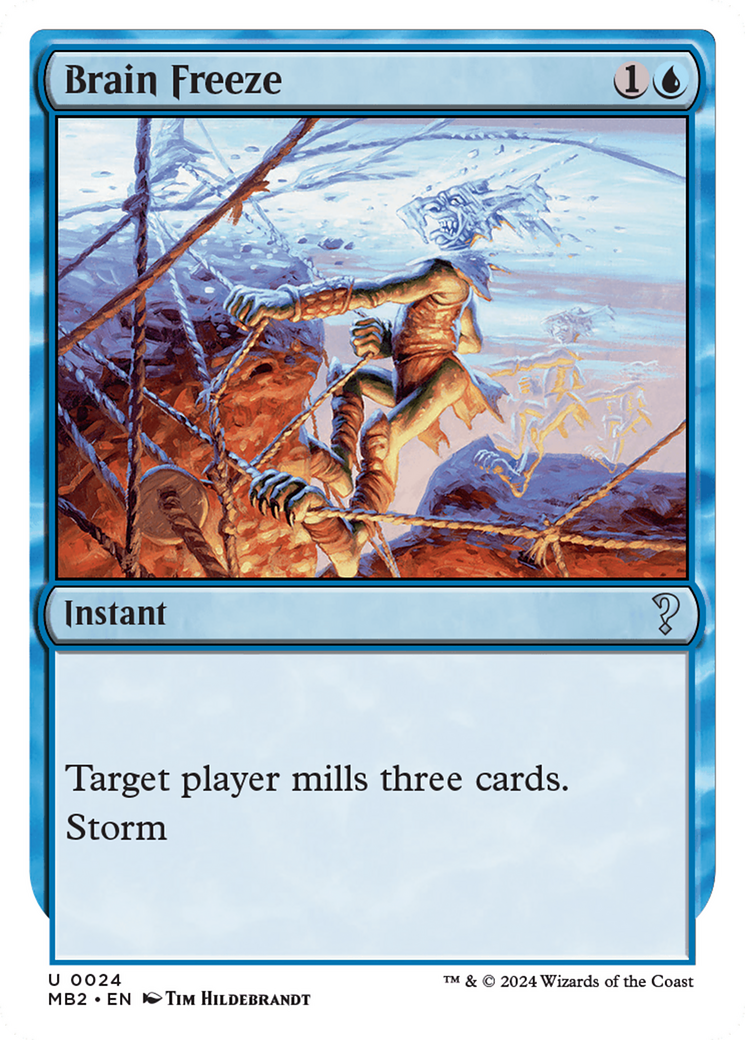Brain Freeze (MB2) #24 | Dragon Shield MTG Card Manager