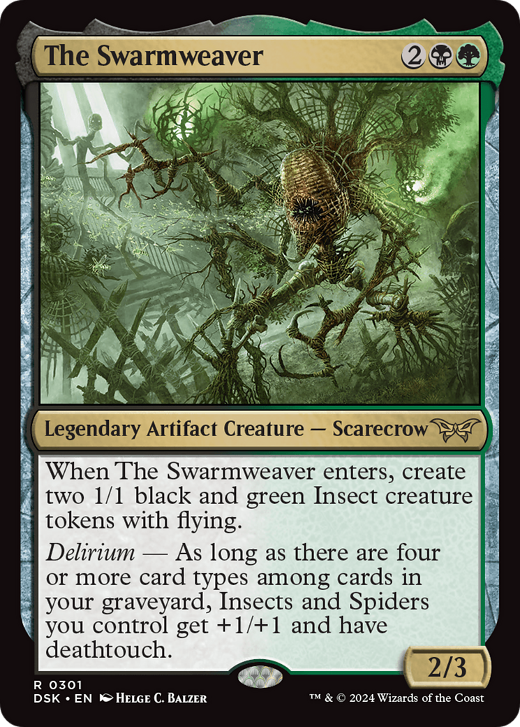 The Swarmweaver (DSK) #301 | Dragon Shield MTG Card Manager