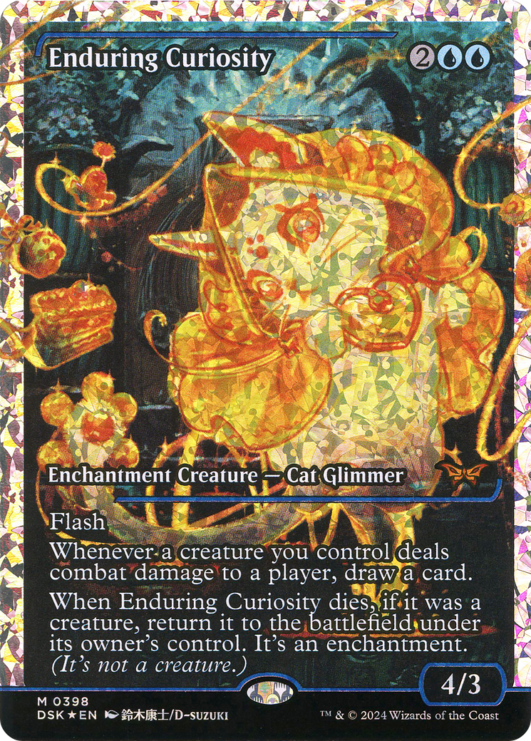 Enduring Curiosity (DSK) #398 | Dragon Shield MTG Card Manager