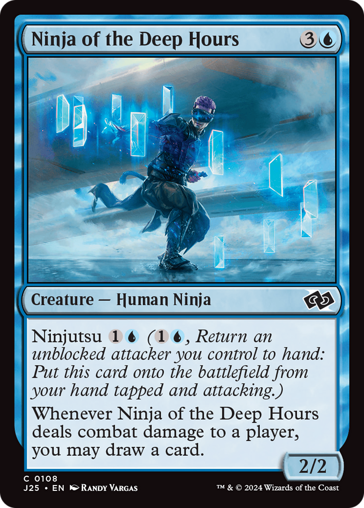 Ninja of the Deep Hours (J25) #108 | Dragon Shield MTG Card Manager