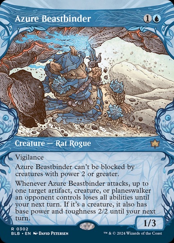 Azure Beastbinder (BLB) #302 | Dragon Shield MTG Card Manager