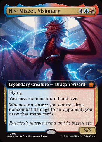 Niv-Mizzet, Visionary (FDN) #482 | Dragon Shield MTG Card Manager