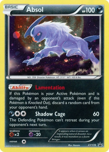 Absol (XYP) #XY178 | Dragon Shield Poké TCG Card Manager