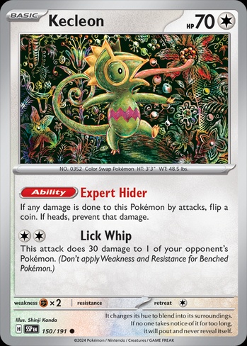 Kecleon (SSP) #150/191 | Dragon Shield Poké TCG Card Manager